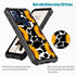 Shop Motorola Moto G Play 2023 Case with Glass Screen Protector, Heavy Duty PC & TPU, Shockproof - Cow Print Sunflowers.