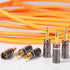 Konohan 20 Pairs/40 Pcs Banana Plug Connectors for Speaker Wire, 24K Gold Plated, Dual Screw Lock for Audio Video