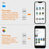 Bwttcb 13 12 11 SD Card Reader for iPhone, Memory Card Veiwer Support SD and TF Card, USB Digital Camera Adapter