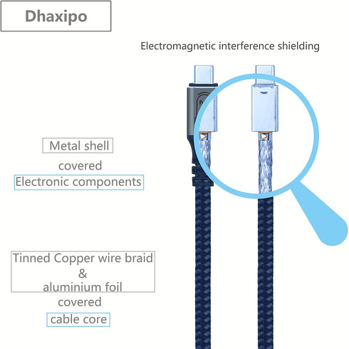 USB C 3.2 Gen 2 Cable, 6.6ft 20Gbps Data Transfer, 4K Video Output, 240W PD Fast Charging for iPhone 15