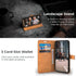 Snakehive Samsung Galaxy S22 Plus Leather Case, Genuine Leather Wallet Phone Case with Card Holder, Flip Folio Cover