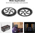 MECCANIXITY 6.5 Inch Speaker Cover, Hollow Mesh Subwoofer Grill Guard Protector with Screws for Home Audio