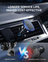 LISEN 2 Pack Magnetic Phone Holder for Car Mount, 6 Military Magnets Vent Cell Phone Holder - Blue