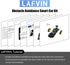 2WD R3 LAFVIN Smart Robot Car Chassis Kit with Ultrasonic Module Board,Remote Compatible with Arduino IDE DIY Kit