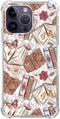 Aesthetic Butterfly Book Phone Case for iPhone 14 Pro, Vintage Brown Book Trendy Cool Girl Boy Silicone Shockproof TPU