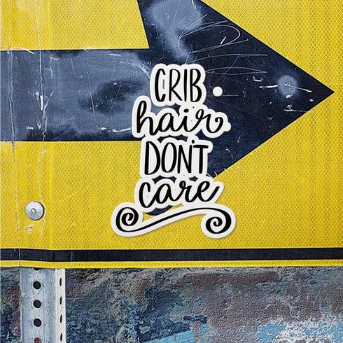 ANDVER3g8565bBL Decal Stickers of Crib Hair Dont Care Premium Indoor (No Waterproof) Vinyl Decal Stickers for Laptop