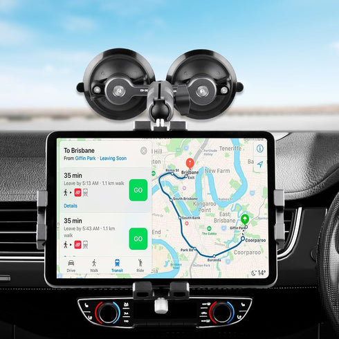 FANAUE 25mm 1" Universal Car Phone Mount - Heavy-Duty Sticky Gel Suction Cup with Ball, RAM-Compatible