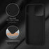 Cordking Silicone Ultra Slim Shockproof Protective Phone Case for iPhone 13 Pro with [Soft Anti-Scratch Microfiber