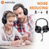 2 Pack K-12, (HY450, Wired Classroom Headphones with Microphone for Kids All Ages Durable Students Computer Headphones
