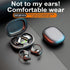 Open Ear Headphones Bluetooth 5.4, Wireless Earbuds with Mic, 50hrs Playtime, LED Digital Charging Case for Running