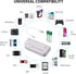 Success4Sport J3 (2017) 2 Portable AA Battery Travel Charger Works for Samsung Galaxy International and Emergency