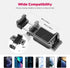 ULANZI Phone Tripod Mount with 2 Cold Shoes & Arca Port, HP004 Metal 360° Smartphone Tripod Adapter for iPhone, Cell