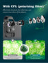 MIAO LAB 200X Phone Microscope with CPL Lens/LED Light, Nano Zoom Pocket Microscope Camera Attachment with Universal
