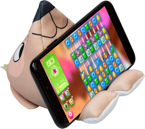 Gifts for Readers & Writers 2 1 Plusheez Mobile Phone Holder | in Phone Stand with Micro Fibre Wipe | Screen Cleaner |