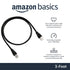 RJ45 Cat-6 1Gpbs 3 Amazon Basics Ethernet Patch Cable, Data Transfer Speed, Gold-Plated Connectors, Foot, Black