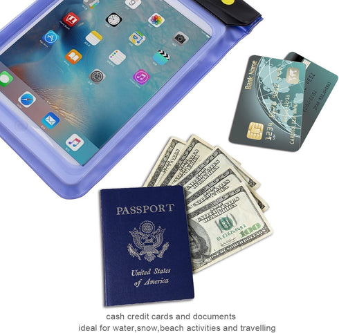 WALNEW Universal Waterproof eReader Protective Case Cover for Kindle 2022/Kindle Paperwhite/Oasis/Fire 7, Blue