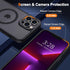Hython iPhone 13 Pro Max Case - Magnetic Translucent Matte, 6.7", Slim Shockproof Bumper, Frosted Black, MagSafe