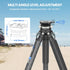 WEYLLAN LH7 1/4'' 3/8" 10kg/22lbs Leveling Head Tripod Leveling Base for Camera Tripod Leveler Aluminum Alloy Tripod