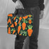 JIPOFD seamless Happy carrot pattern Print Structured Laptop Bag Oxford Cloth Briefcase Padded Shoulder Case with Front