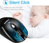 LeadsaiL Wireless Mouse for Laptop - 2.4G Portable Slim Cordless Optical Mouse with 6 Buttons, USB for Windows and Mac