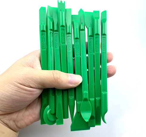 15 Pcs Antistatic Spudger Plastic Opening Pry Tool Set for Touch Screen or Case Cleaning, Prying Tool for iPhone