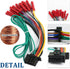 carleef 16 Pin Radio Wiring Harness Stereo Replacement,Stereo Wiring Harness Connects The Stereo System to The