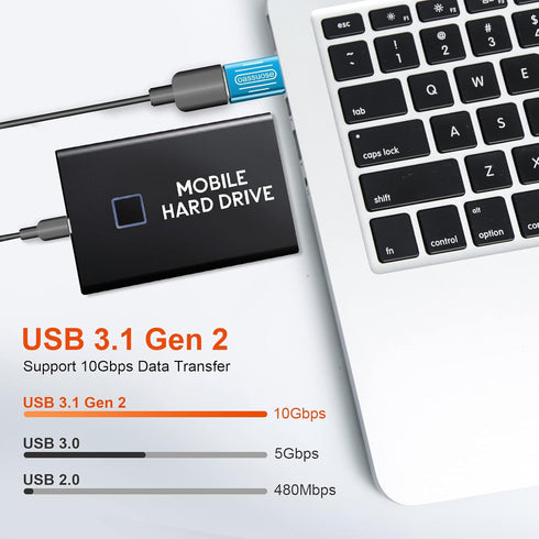 4-Pack USB C to USB Adapter (Gold-Plated), USB C Male to USB 3.0 Female OTG Adapter for iMac, MacBook Pro, iPad Mini