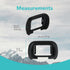 Foto&Tech 19 19 a7 a7S 1 Rubber Eyecup for DSLR Cameras, EP Eyecup Replacement, Hard Rubber Eyecup for Mirrorless