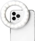 Selfie One Ring Light for Phone, iPhone, Android or Laptop | 3 Adjustable Light Modes | Rechargeable Batteries, Clip On