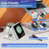 2 in 1 Foldable Travel Wireless Charger for Samsung Galaxy Z Flip - Fast Charging Station for Galaxy Z Flip 6/5/4/3,