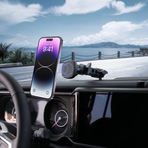 2024 JL Magnetic Phone Holder for Jeep Wrangler - Dashboard Mount for 2024 New Jeep Wrangler JL Accessories, 1 Pack,