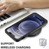 iPhone 12 Pro Heavy Duty Waterproof Case with Built-in Screen Protector, Shockproof & Dustproof, Clear, 6.1 inch.