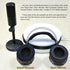 Nari Cooling-Gel Ear Pads Replacement Foam Earpad for Razer Nari/Nari Ultimate/Nari Essential/Kraken Series