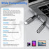 USB Type C to 3.5mm Female Headphone Jack Adapter, (2-Pack) Compatible with iPhone 15/15 Plus/Pro/Pro Max