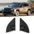 Qiilu Front Door Pillar Tweeter Cover, 2pcs Car Tweeter Speaker Cover Trim for RAV4 2014-2019
