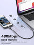 UGREEN 10FT Right Angle USB C Cable, 60W Type C for iPhone 15, MacBook Pro/Air, iPad Pro 2022, Galaxy S24/S23/S22,
