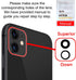 2PCS ASDAWN Back Camera Lens Glass Replacement for iPhone 11, Pre-Installed Adhesive, Installation Manual + Repair Tool
