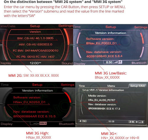 Bluetooth Receiver Car Kit, Compatible with Audi A3 A4 A5 A6 A7 S3 S4 Q3 Q5 Q7, Wireless Music Interface AMI MMI