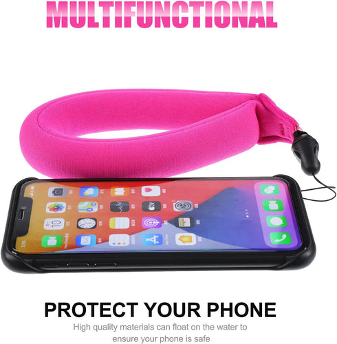 Weewooday 4 Pieces Waterproof Camera Float Strap, Universal Floating Wrist Strap for Underwater Phone Pouch Case