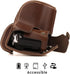 MegaGear Olympus OM-D E-M10 Mark III (14-42mm) Ever Ready Leather Camera Case and Strap - Dark Brown