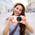 HSZTJJYP 4K 64MP, 18X 64GB 2 Digital Camera, Zoom, Point and Shoot Digital Camera with TF Card & Batteries, Portable