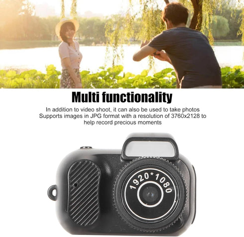 Mini DV Digital Camera 1080P, Retro SLR Camera with 0.96inch Display for Outdoor Activities
