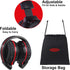 SIMOLIO IR Headphones for Car DVD, Infrared Headphones Kids Universal 2 Channel, Wireless with Bag & 3.5mm AUX Cord for