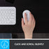 Logitech Pebble Wireless Mouse, Bluetooth or 2.4 GHz Receiver, Silent Slim Mouse for Laptop/Notebook/iPad/PC
