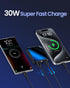 Xuniktek 10000mAh Pack, Small Power BankFast Charge Mini Portable Charger, USB C Input/Output with External Battery