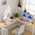 gianotter 2-Tier Metal Monitor Stand Riser, Desk Accessories & Workspace Organizers for Office Supplies, Rose Gold