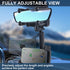 Large Rearview Mirror Phone Holder, 360° Rotatable and Retractable, Anti-Shake Design for All Phones