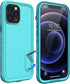 Diverbox Waterproof Case for iPhone 12 Pro Max - Durable Shockproof Cover with Kickstand and Screen Protector