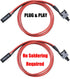 Warmstor 3 Pack 2 50CM Pin SW PC Desktop Power Cable On/Off Push Button ATX Computer Switch Cord