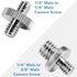 8PCS 1/4 Inch to 3/8 Inch Male Camera Screw Mount Adapter, Tripod Screw Adapter Set